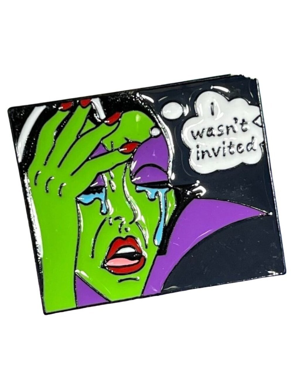 Maleficent Villain Lapel Pin Invited Sleeping Beauty Comic Brooch Badge Jewelry